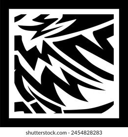wall decoration design from tribal