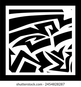 wall decoration design from tribal