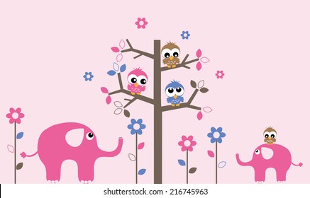 wall decoration or greeting card 