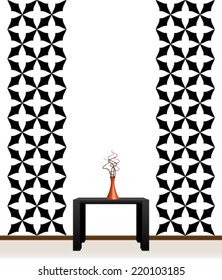 Wall decoration, modern concept