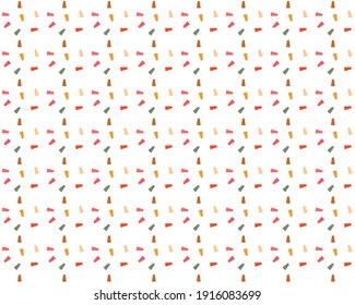 Wall decoration pattern use multi beautiful color pattern, texture or background vector illustration. 