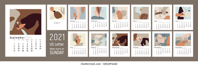 Wall Calendar Design Images Stock Photos Vectors Shutterstock