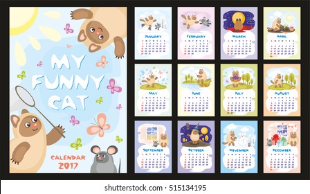 fun 2018 printable monthly calendar