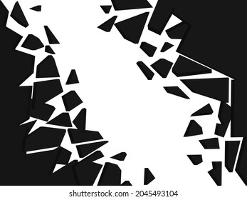 Abstract Black Explosion Geometric Background Vector Stock Vector ...