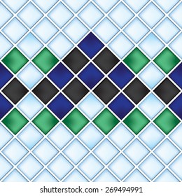 Wall and floor mosaic tiles