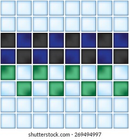 Wall and floor mosaic tiles