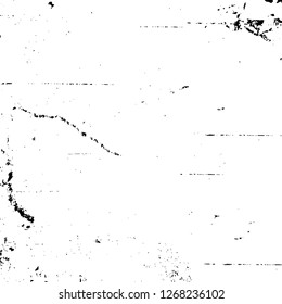 Wall fragment with scratches and cracks. Overlay grunge illustration over any design. Abstract grainy background with vintage effect