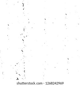 Wall fragment with scratches and cracks. Overlay grunge illustration over any design. Abstract grainy background with vintage effect