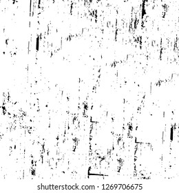 Wall fragment with scratches and cracks. Overlay grunge illustration over any design. Abstract grainy background with vintage effect