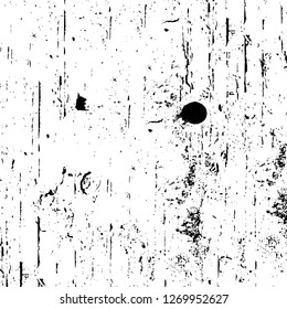 Wall fragment with scratches and cracks. Overlay grunge illustration over any design. Abstract grainy background with vintage effect