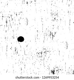 Wall fragment with scratches and cracks. Overlay grunge illustration over any design. Abstract grainy background with vintage effect