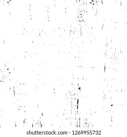 Wall fragment with scratches and cracks. Overlay grunge illustration over any design. Abstract grainy background with vintage effect