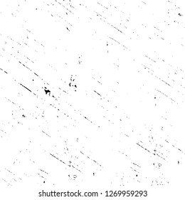 Wall fragment with scratches and cracks. Overlay grunge illustration over any design. Abstract grainy background with vintage effect