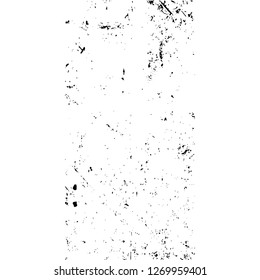 Wall fragment with scratches and cracks. Overlay grunge illustration over any design. Abstract grainy background with vintage effect