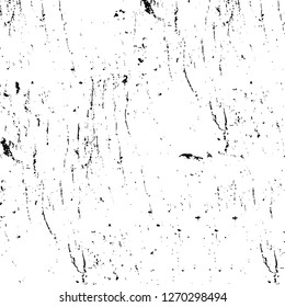 Wall fragment with scratches and cracks. Overlay grunge illustration over any design. Abstract grainy background with vintage effect