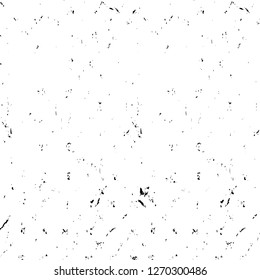 Wall fragment with scratches and cracks. Overlay grunge illustration over any design. Abstract grainy background with vintage effect