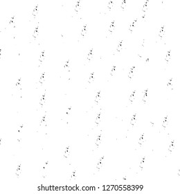 Wall fragment with scratches and cracks. Overlay grunge illustration over any design. Abstract grainy background with vintage effect