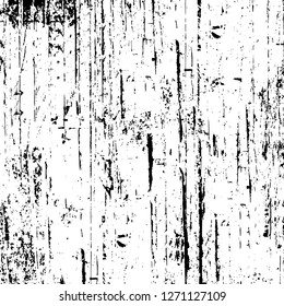 Wall fragment with scratches and cracks. Overlay grunge illustration over any design. Abstract grainy background with vintage effect