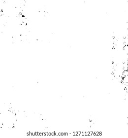 Wall fragment with scratches and cracks. Overlay grunge illustration over any design. Abstract grainy background with vintage effect