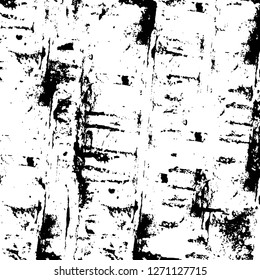 Wall fragment with scratches and cracks. Overlay grunge illustration over any design. Abstract grainy background with vintage effect