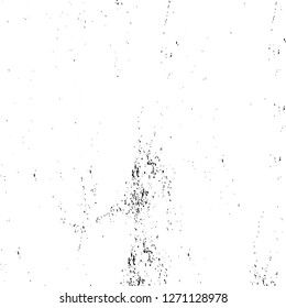 Wall fragment with scratches and cracks. Overlay grunge illustration over any design. Abstract grainy background with vintage effect