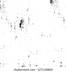 Wall fragment with scratches and cracks. Overlay grunge illustration over any design. Abstract grainy background with vintage effect