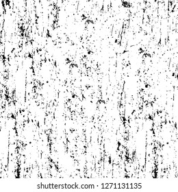 Wall fragment with scratches and cracks. Overlay grunge illustration over any design. Abstract grainy background with vintage effect