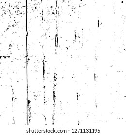 Wall fragment with scratches and cracks. Overlay grunge illustration over any design. Abstract grainy background with vintage effect
