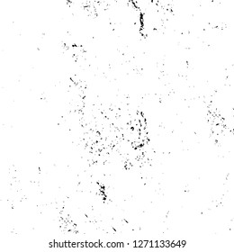 Wall fragment with scratches and cracks. Overlay grunge illustration over any design. Abstract grainy background with vintage effect