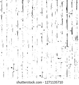 Wall fragment with scratches and cracks. Overlay grunge illustration over any design. Abstract grainy background with vintage effect