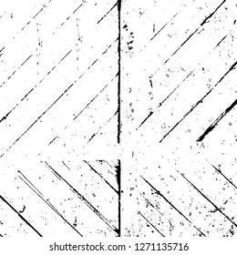 Wall fragment with scratches and cracks. Overlay grunge illustration over any design. Abstract grainy background with vintage effect