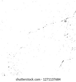 Wall fragment with scratches and cracks. Overlay grunge illustration over any design. Abstract grainy background with vintage effect