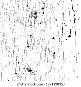 Wall fragment with scratches and cracks. Overlay grunge illustration over any design. Abstract grainy background with vintage effect