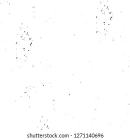 Wall fragment with scratches and cracks. Overlay grunge illustration over any design. Abstract grainy background with vintage effect