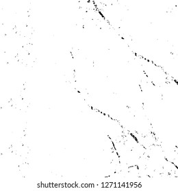 Wall fragment with scratches and cracks. Overlay grunge illustration over any design. Abstract grainy background with vintage effect