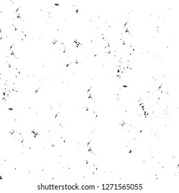 Wall fragment with scratches and cracks. Overlay grunge illustration over any design. Abstract grainy background with vintage effect