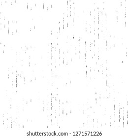 Wall fragment with scratches and cracks. Overlay grunge illustration over any design. Abstract grainy background with vintage effect