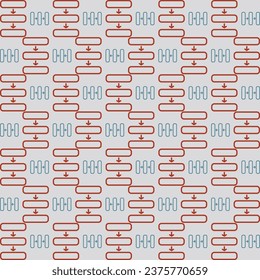 Wall graph trendy colorful repeating pattern beautiful vector illustration background