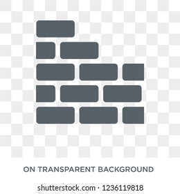 Wall icon. Wall design concept from Real estate collection. Simple element vector illustration on transparent background.