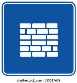 Wall icon design,clean vector