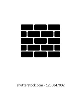 Wall icon. Editable vector 64x64 Pixel