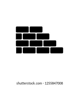 Wall icon. Editable vector 64x64 Pixel