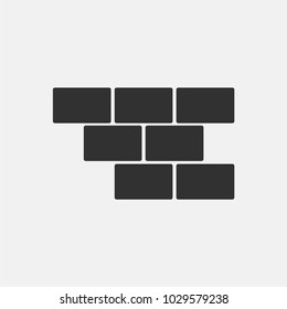 Wall icon illustration isolated vector sign symbol