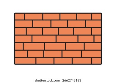 Wall icon illustration isolated vector sign symbol