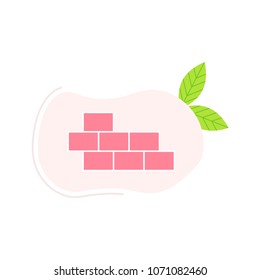Wall icon illustration vector symbol