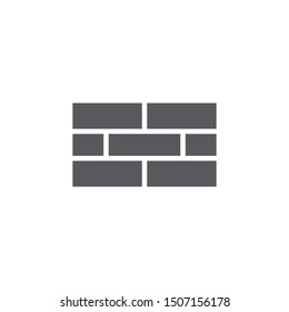 Wall icon isolated on white background. Wall brick symbol modern, simple, vector, icon for website design, mobile app, ui. Vector Illustration