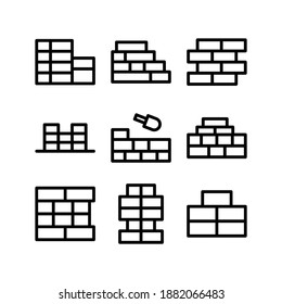 Wall icon or logo isolated sign symbol vector illustration - Collection of high quality black style vector icons

