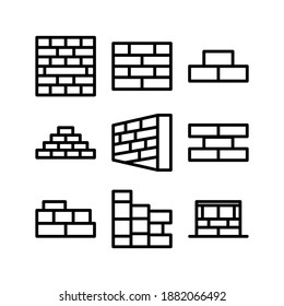 Wall icon or logo isolated sign symbol vector illustration - Collection of high quality black style vector icons
