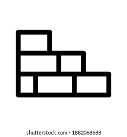 Wall icon or logo isolated sign symbol vector illustration - high quality black style vector icons
