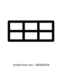 Wall-Symbol oder Logo einzeln auf Zeichen, Vektorgrafik - hochwertige Vektorsymbole in schwarzem Stil
